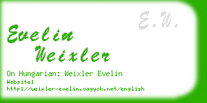 evelin weixler business card